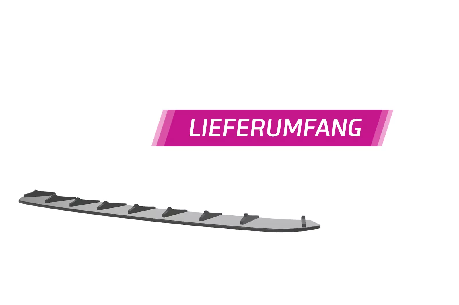 Cup-Spoilerlippe mit ABE für VW Golf 7 R CSL682