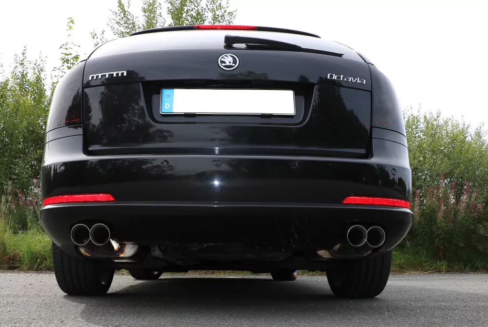 Skoda Octavia Typ 1Z RS inkl. Facelift  Endschalldämpfer rechts/links - 2x76 Typ 25 rechts/links