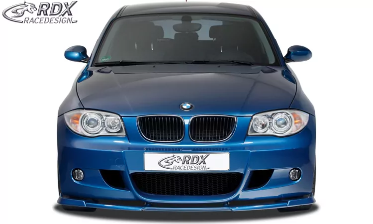 RDX Frontspoiler VARIO-X für BMW 1er E81 / E87 (M-Paket bzw. M-Technik Frontstoßstange) Frontlippe Front Ansatz Vorne Spoilerlippe