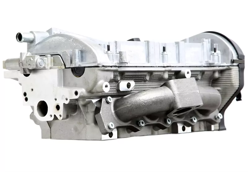 TA Technix Guss Turbokrümmer quer verbaut mit K03/K04 Flansch für 1.8T-20V Motoren Audi/Seat/Skoda/VW