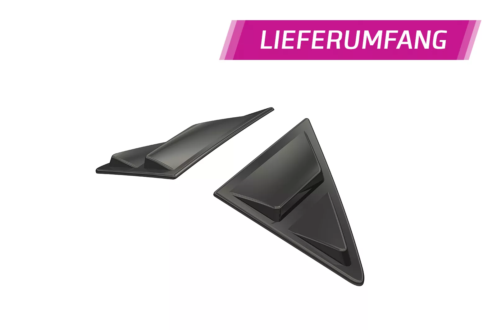 Seitenscheibenblenden für Seat / Cupra Leon 4 (Typ KL) Schrägheck SSB029 Schwarz Strukturiert