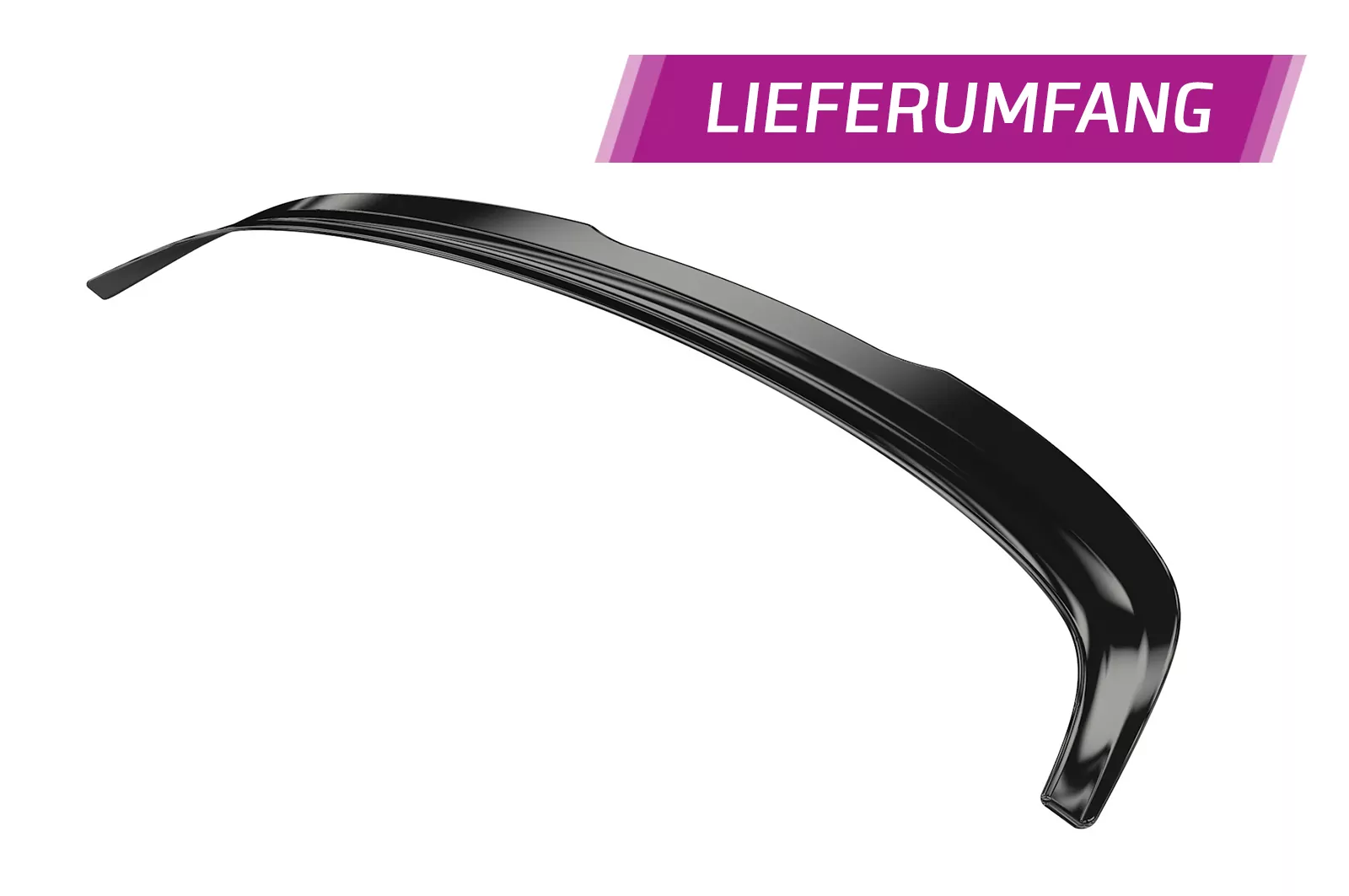 Heckflügel mit ABE für VW Scirocco III HF598 Strukturiert (schwarz matt)