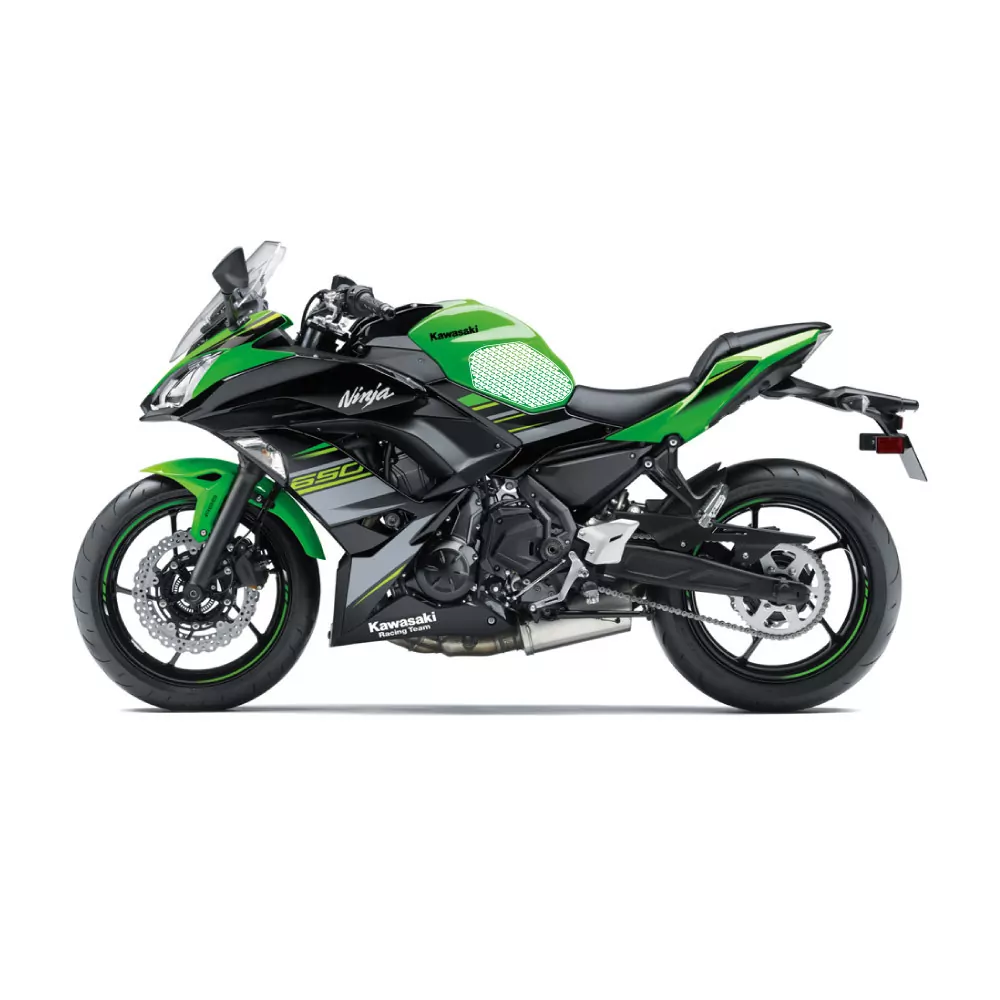 Stompgrip Traction Pad Icon für Kawasaki Ninja 650 17-22 Klar