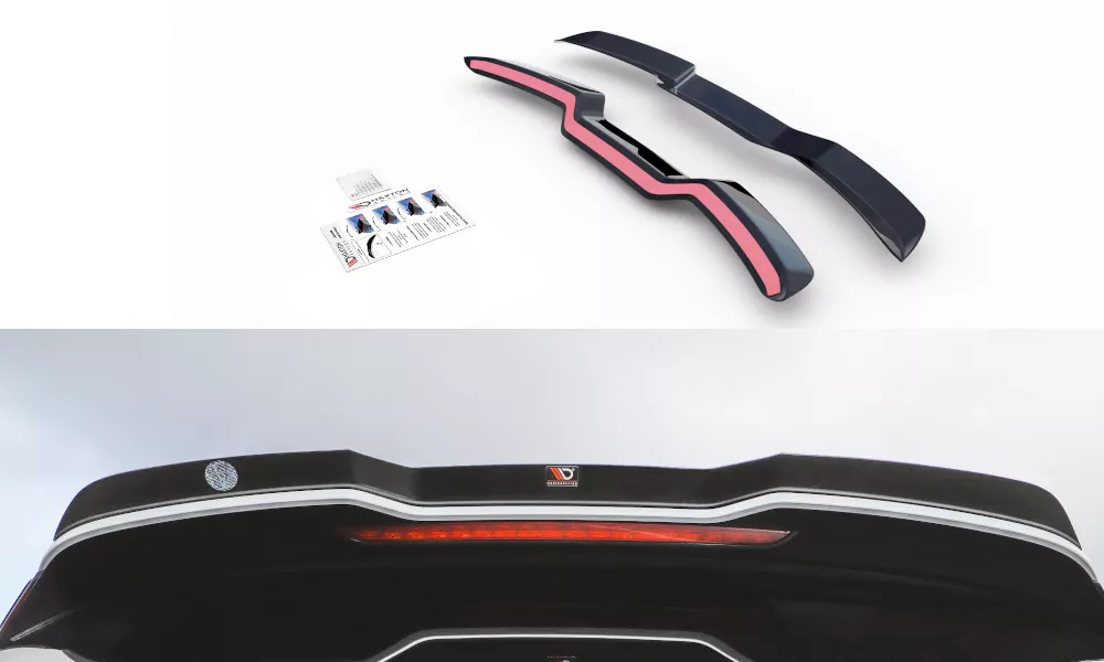 Spoiler CAP V.3 Passend Für Audi RS3 8V / 8V FL Sportback Schwarz Hochglanz