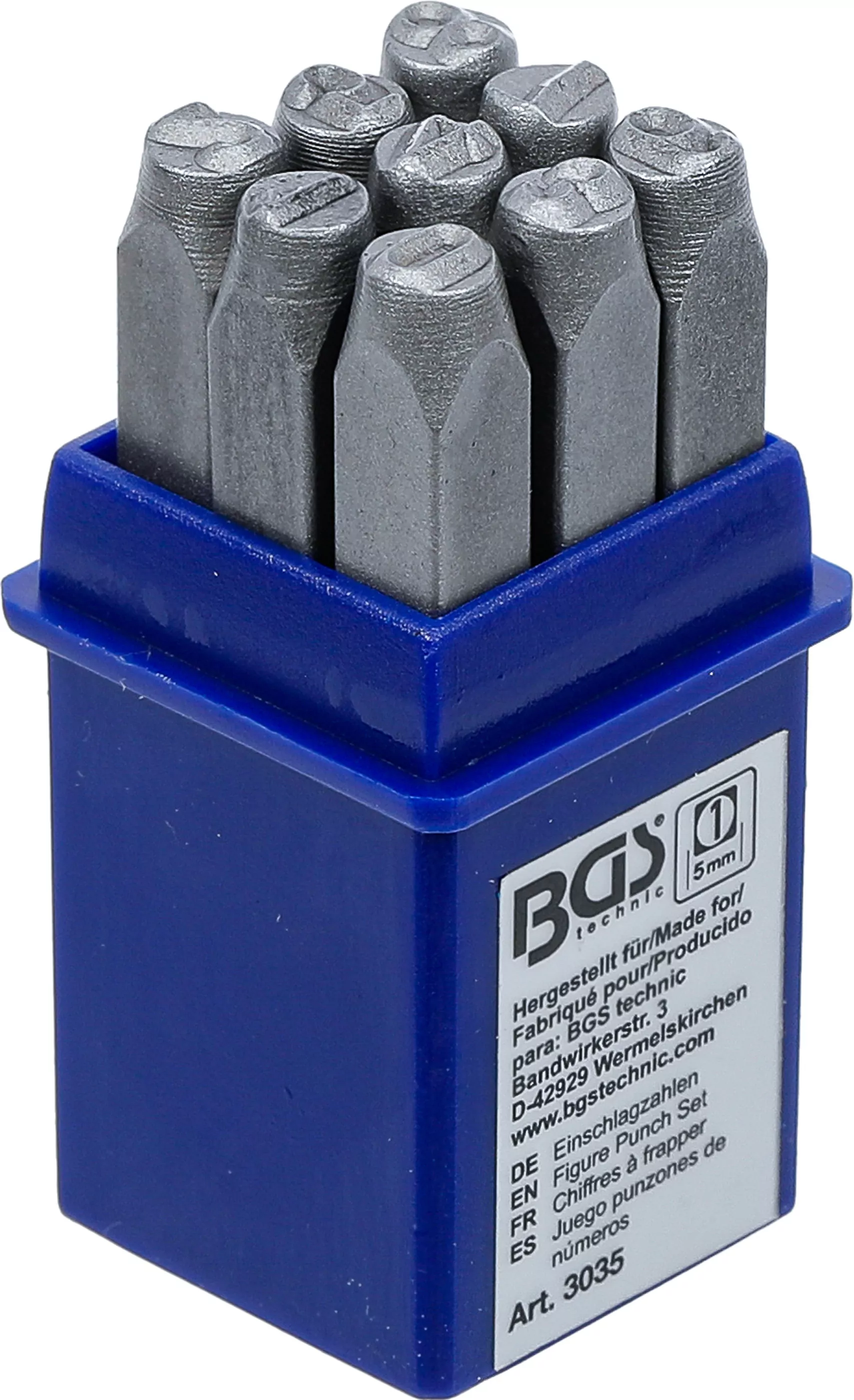 Einschlagzahlen | 5 mm