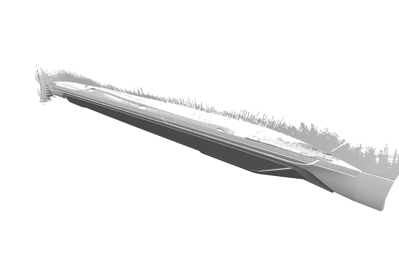 Seitenschweller für VW Arteon (Typ 3H) SS535 Schwarz Strukturiert