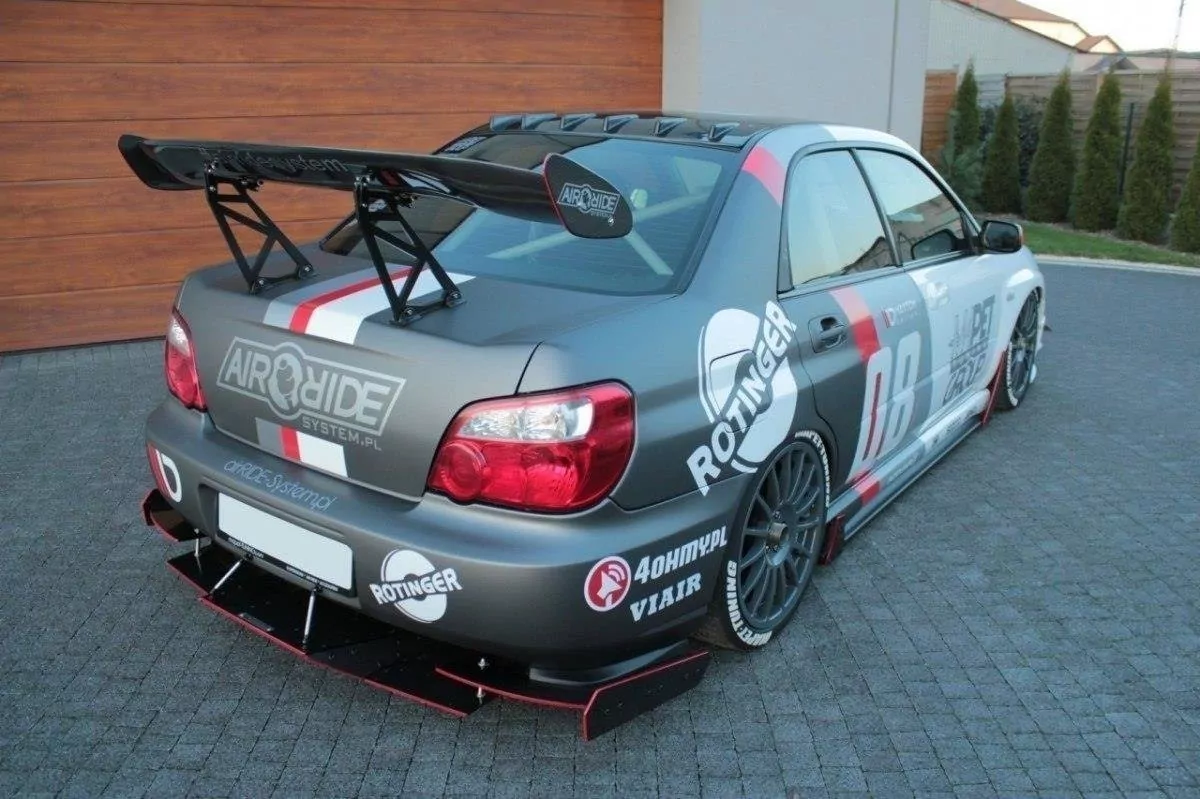 Diffusor Heck Ansatz Passend Für Heckschürze Passend Für Subaru Impreza WRX STI (BLOBEYE)