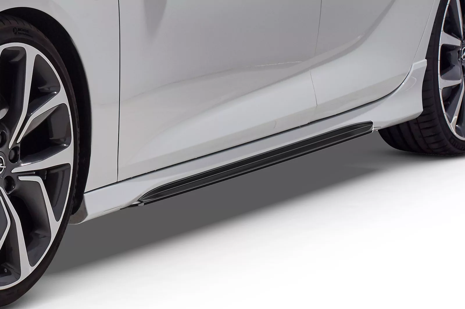 Seitenschweller für Opel Insignia B GSI / GS Line Plus SS477 Strukturiert (schwarz matt)