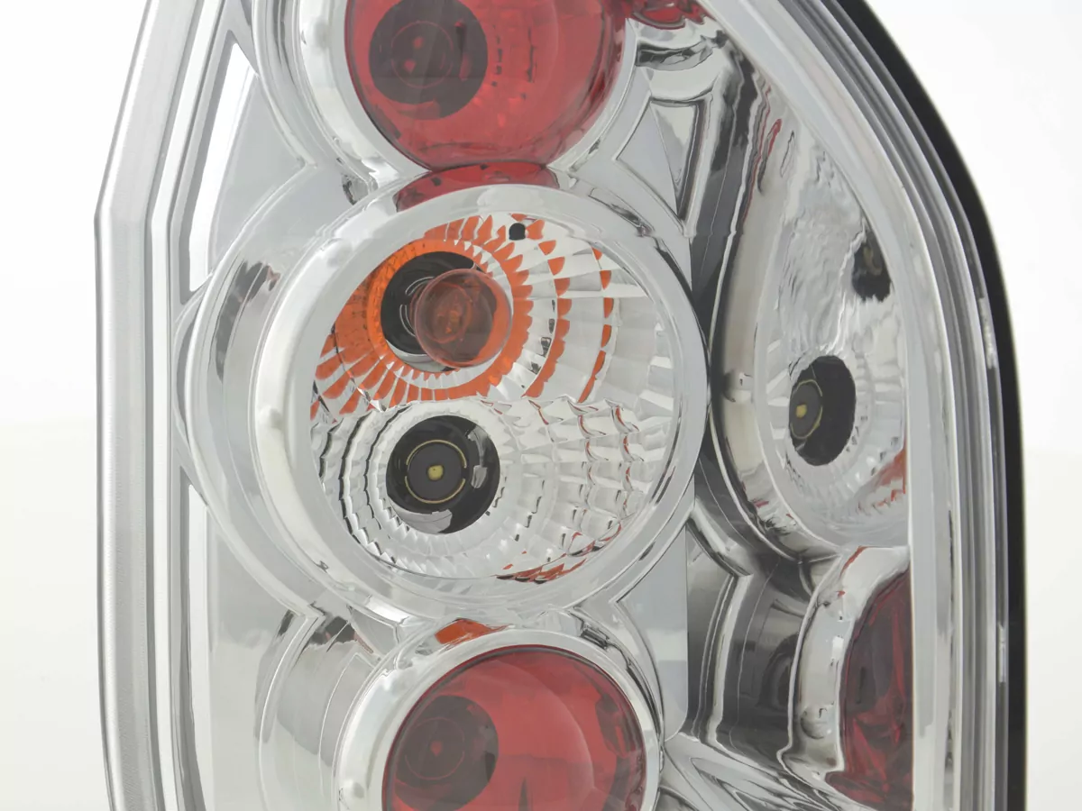 Rückleuchten Set Opel Zafira Typ T98 Bj. 97-04 chrom