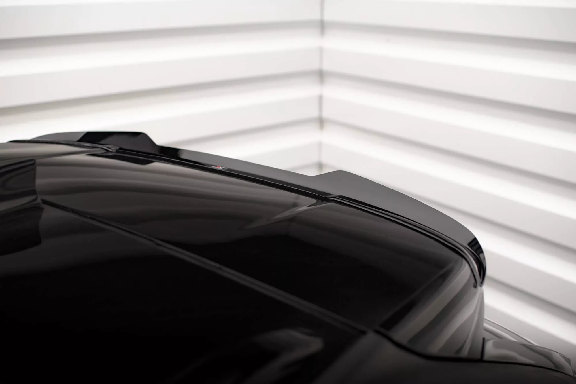 Spoiler CAP Für Ford Edge Mk2 Schwarz Hochglanz