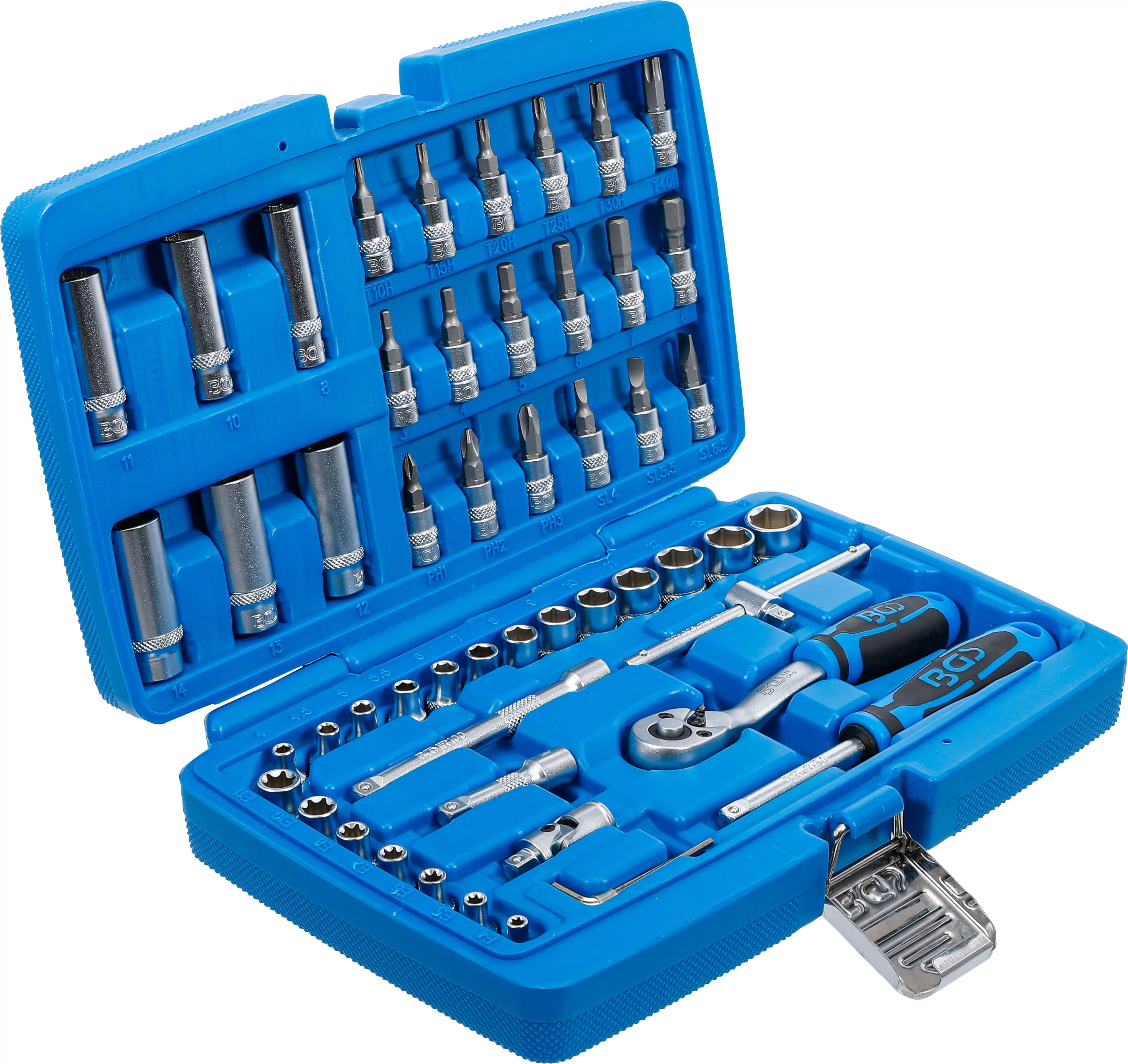 Steckschlüssel-Satz | Antrieb 6,3 mm (1/4") | 53-tlg.