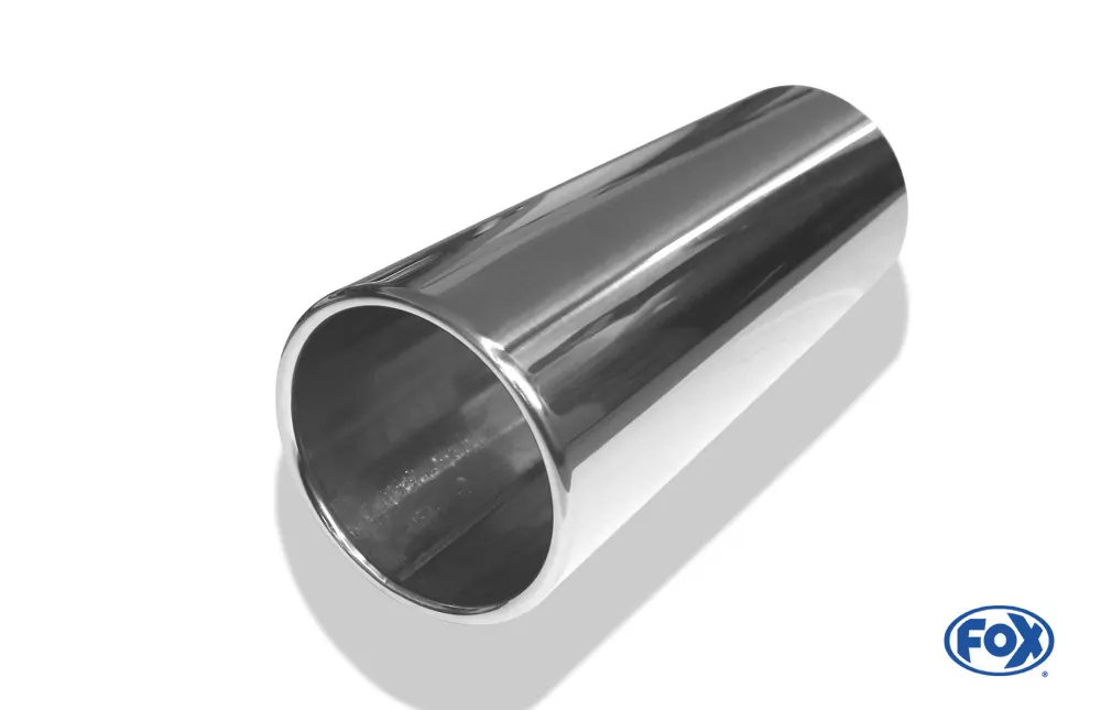 Anschweißendrohr Typ 12  Ø 114 mm / Länge: 300 mm  - rund / eingerollt / gerade / ohne Absorber