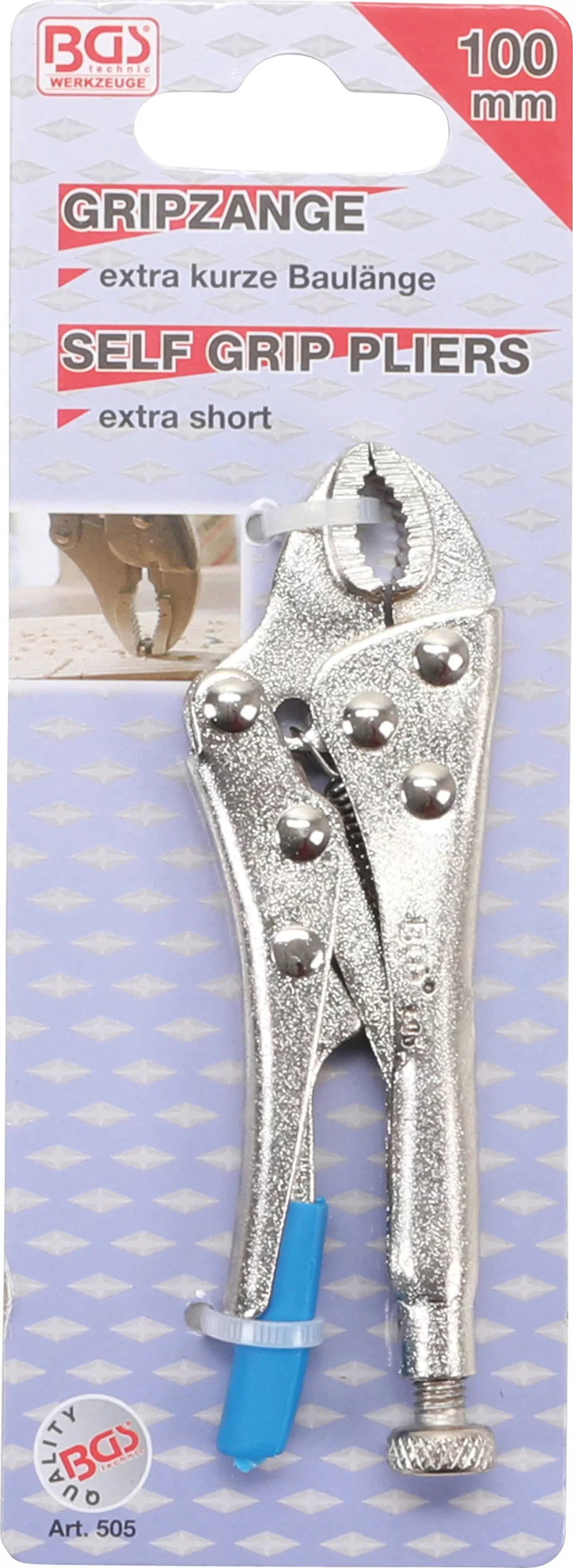 Gripzange | extra kurz | 100 mm