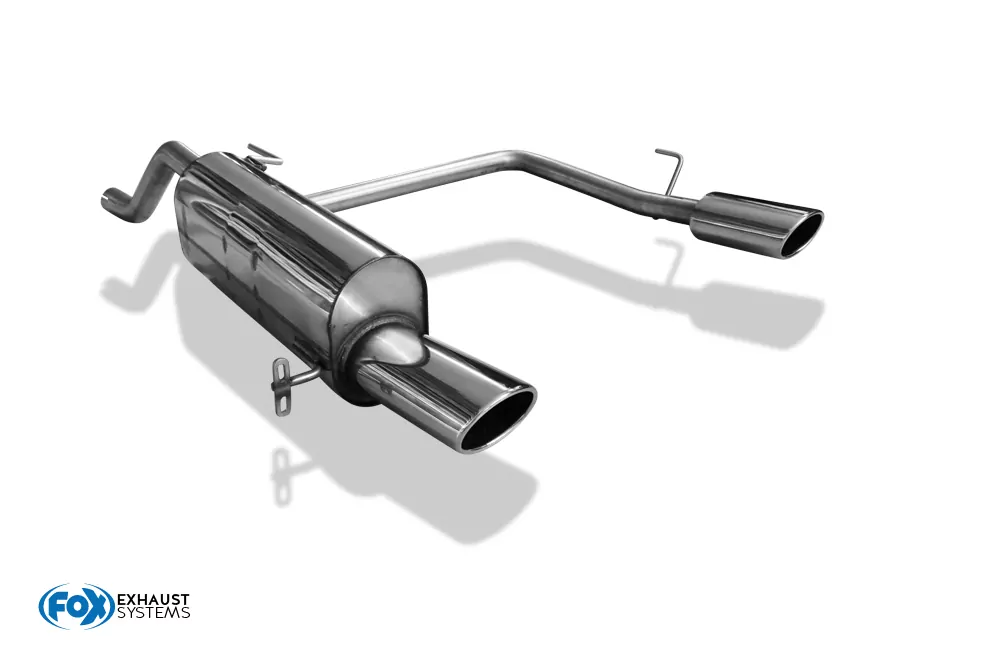 Opel Corsa E  Endschalldämpfer Ausgang rechts/links - 115x85 Typ 32 rechts/links
