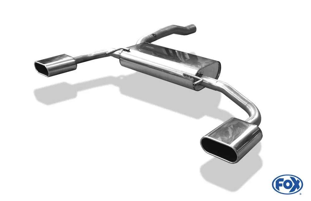 Renault Avantime  Endschalldämpfer quer Ausgang rechts/links - 160x80 Typ 52 rechts/links