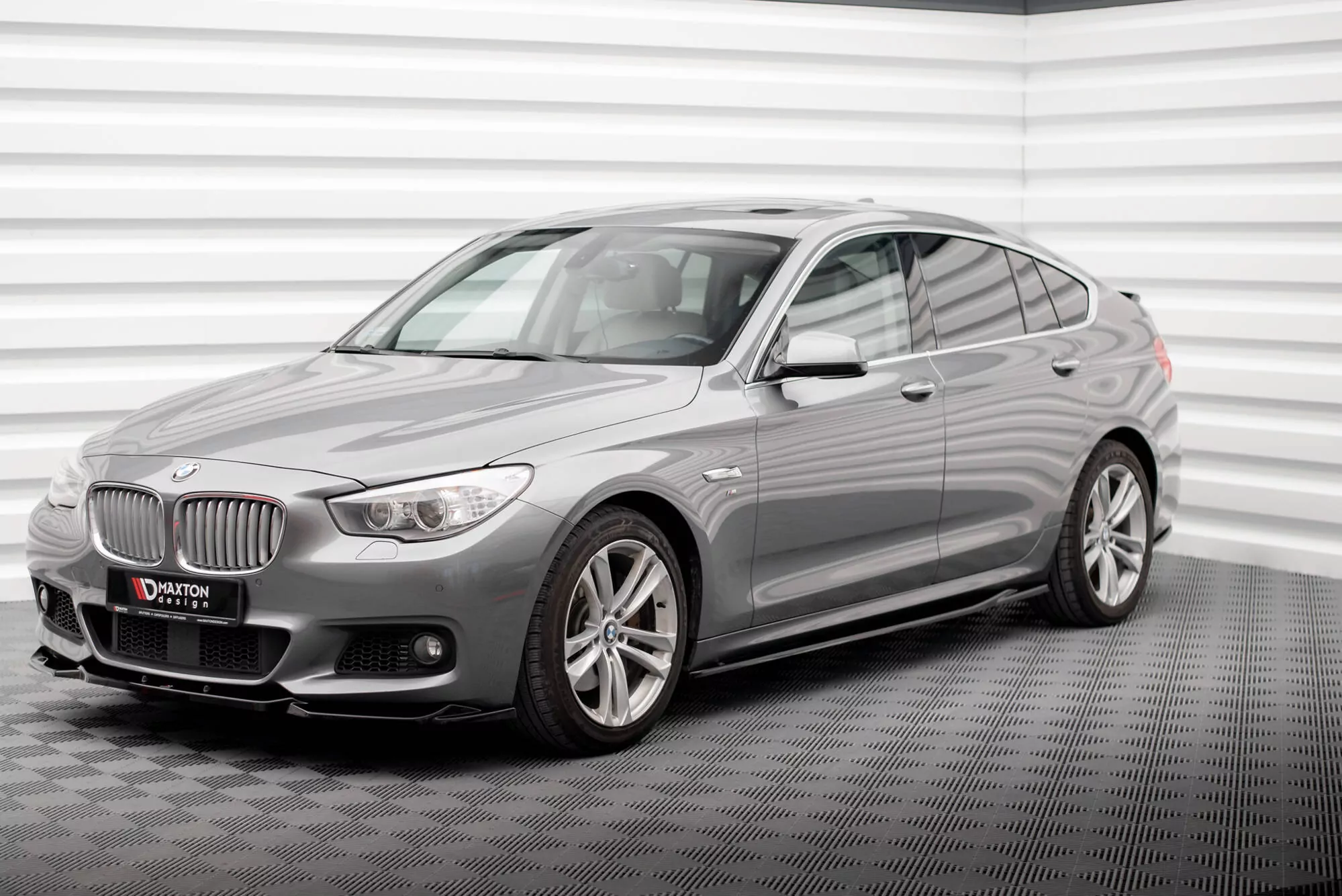 Seitenschweller Ansatz Für BMW 5er GT M-Paket F07 Schwarz Hochglanz