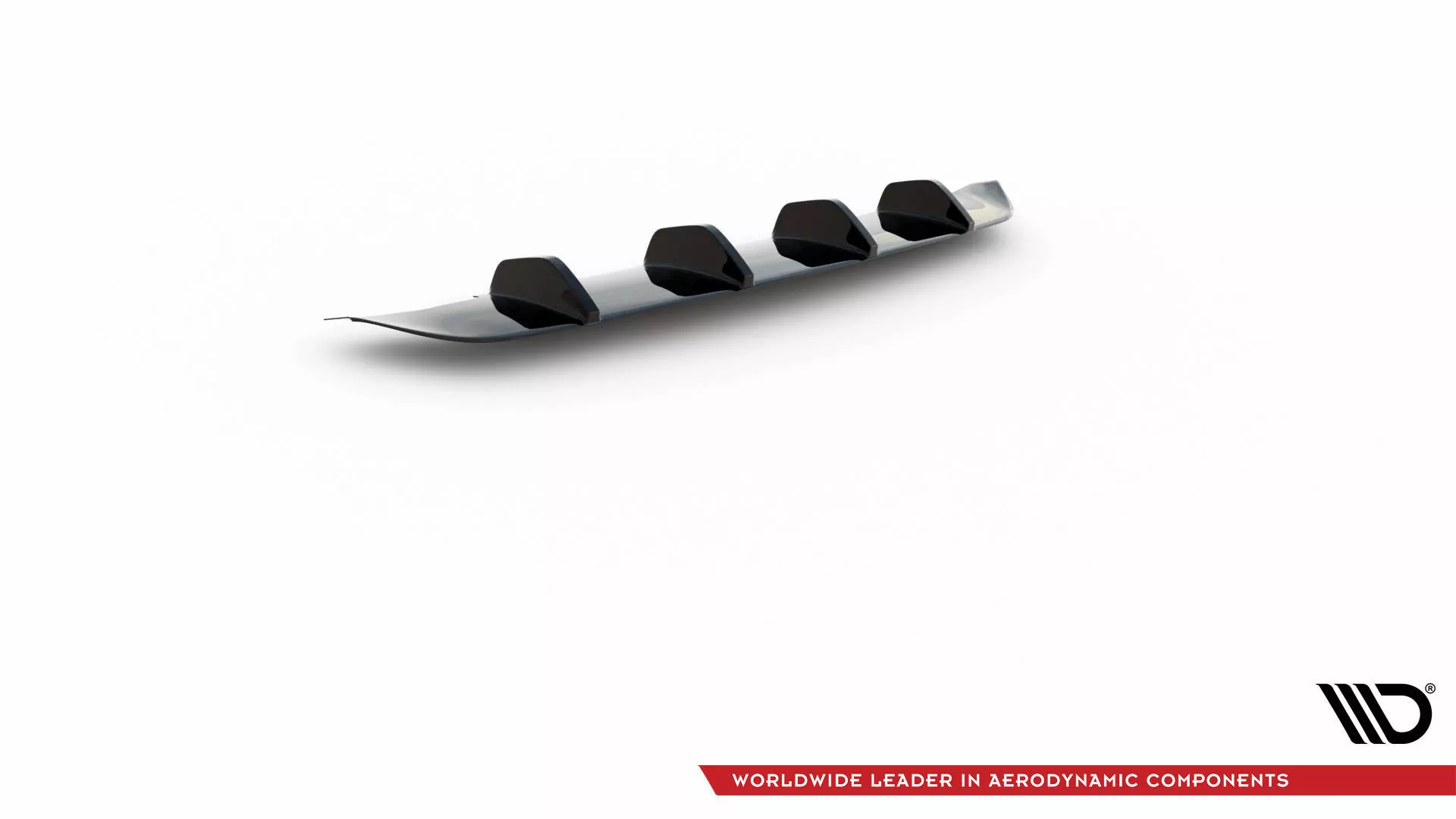 Diffusor Heck Ansatz Für Ford Mustang Mk5 Facelift Schwarz Hochglanz