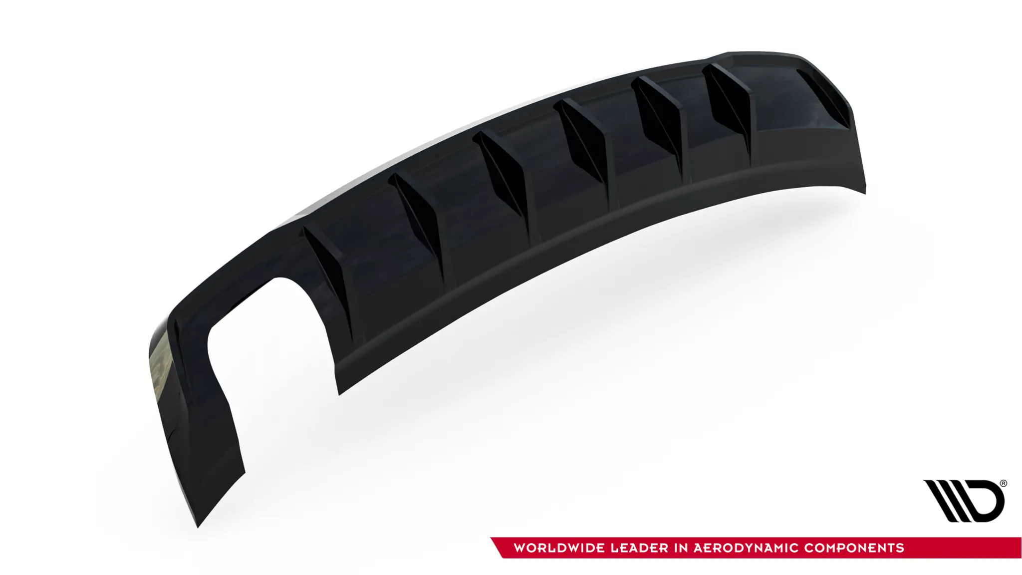 Diffusor Heck Ansatz Für Audi A3 Limousine 8V  (Version Mit Einseitigem Doppelauspuffendrohr)