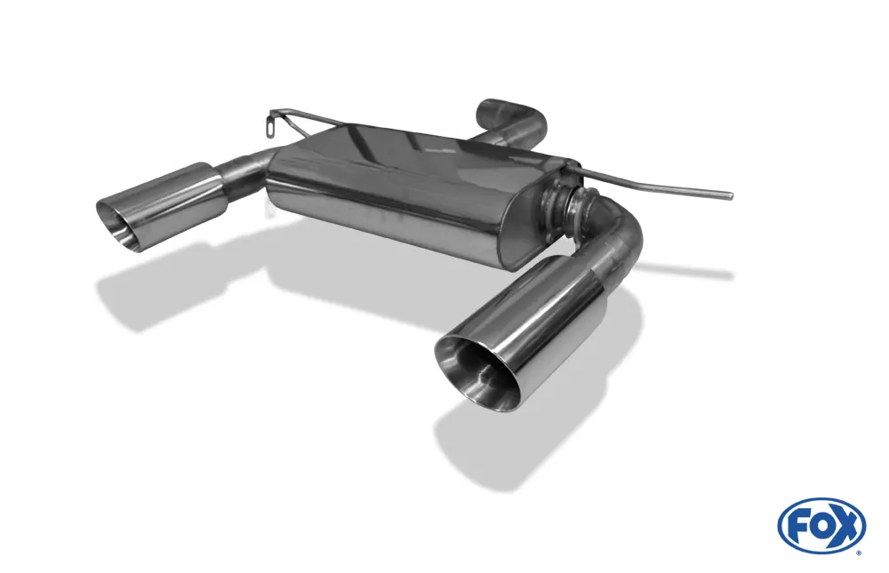 Dacia Duster 4x2 - Frontantrieb  Endschalldämpfer - 1x90 Typ 12