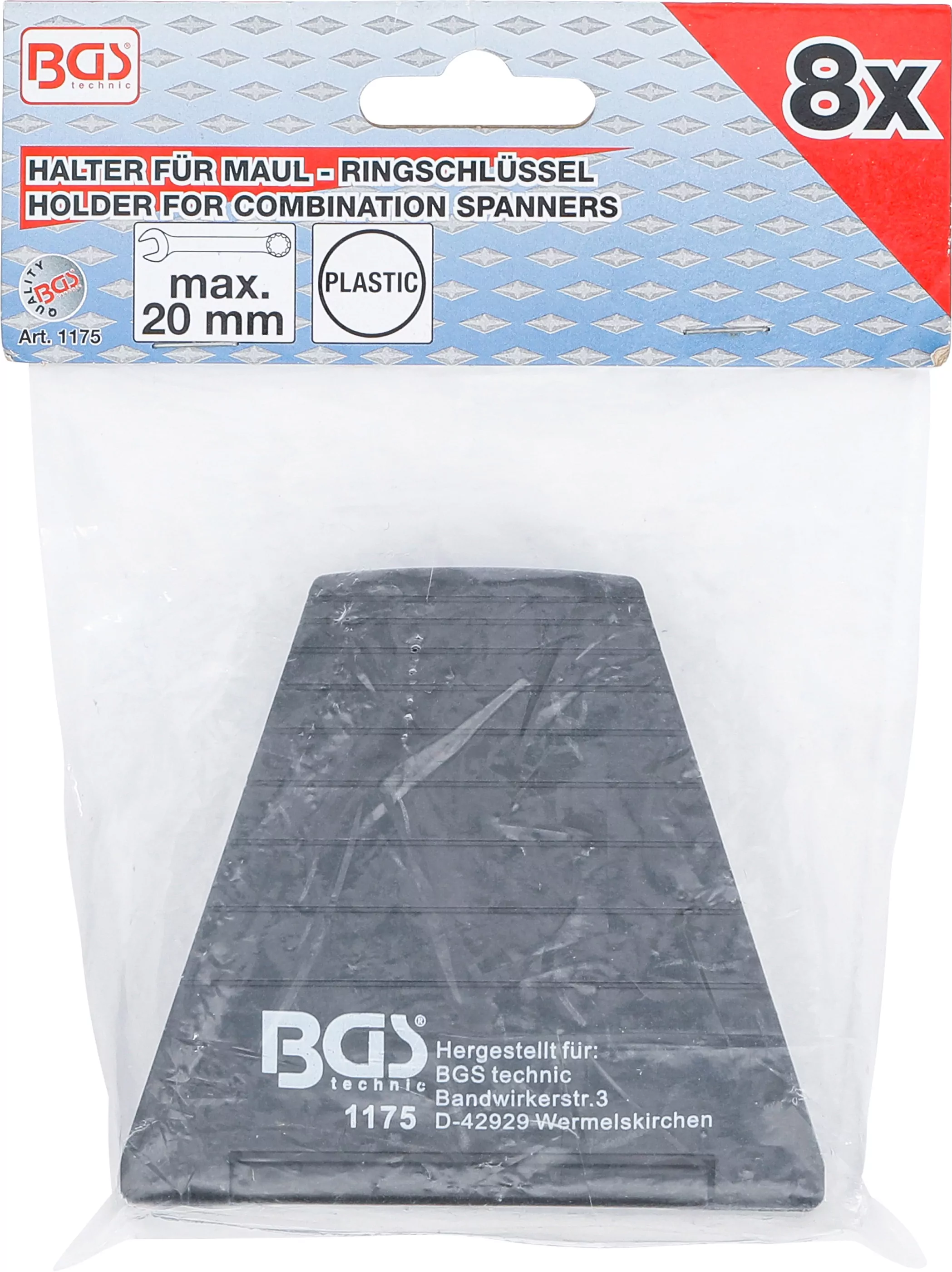 Halter für Maul-/Ringschlüssel | 8 Auflagen