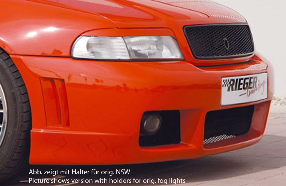 Rieger Spoilerstoßstange RS-Four-Look für Audi A4 (B5) | Avant 11.94-98 ohne NSW-Halter