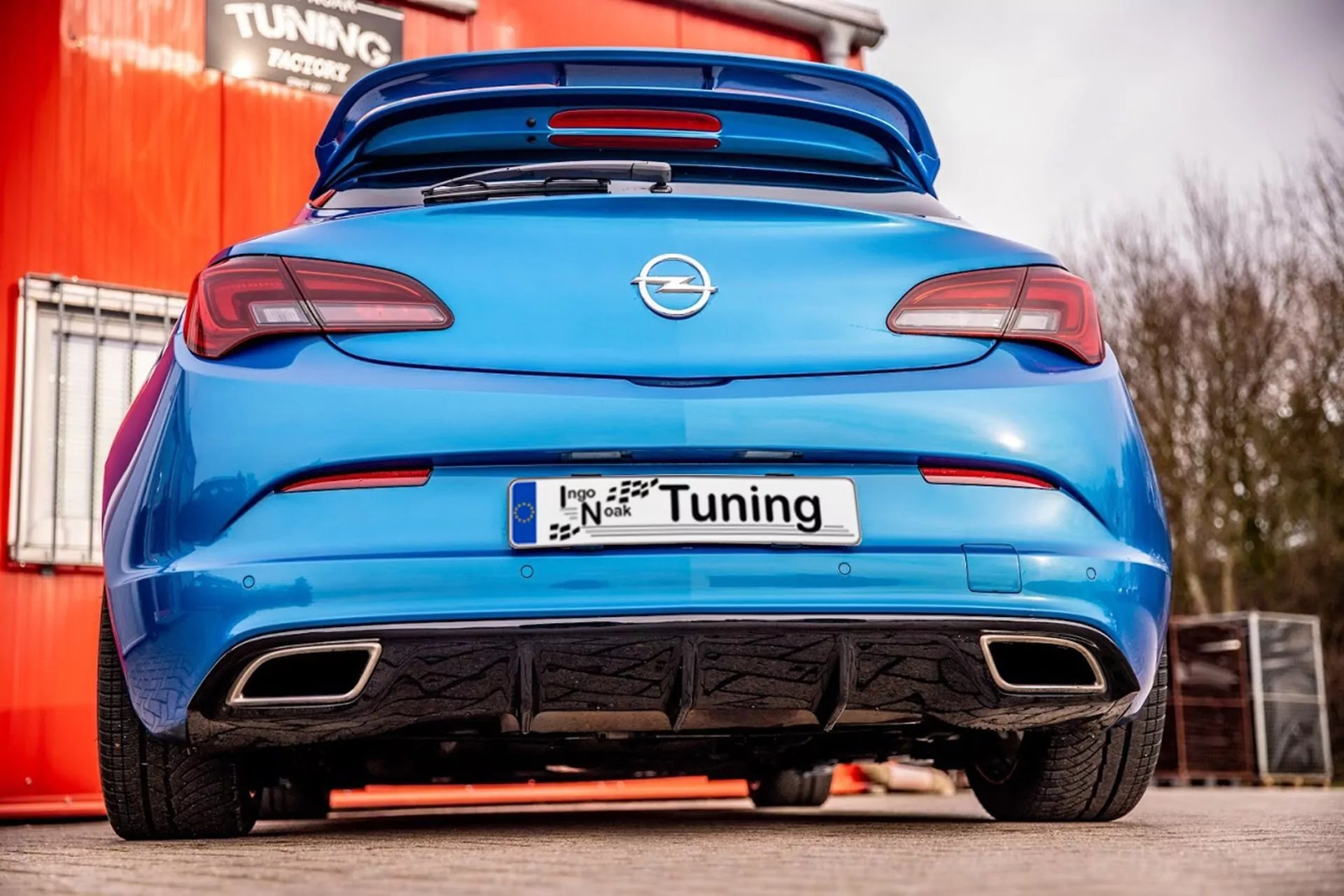 Heckansatz für Opel Astra J OPC ab Bj.: 2012- Diffusor