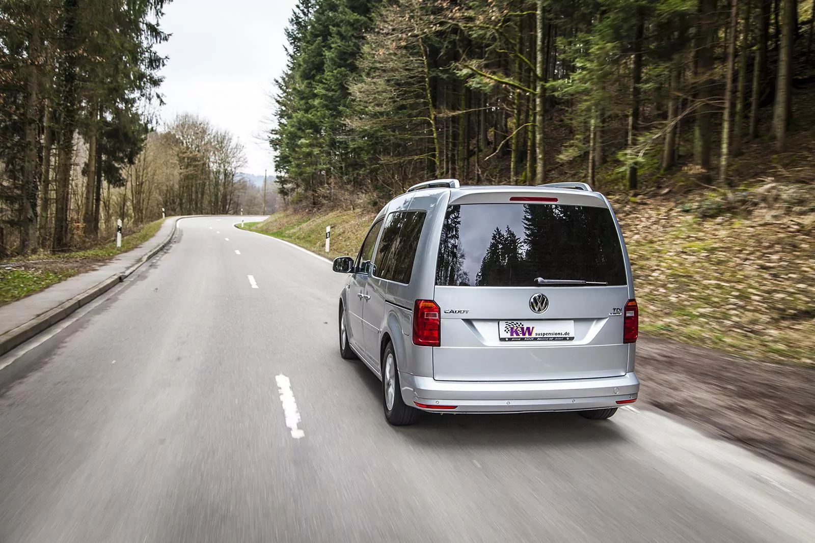 KW Gewindefahrwerk V1 inox VW CADDY IV Kombi (2K, SAB, SAJ) 05/2015-