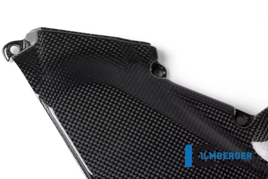 Ilmberger Carbon Zahnriemenabdeckung horizontal glanz Carbon