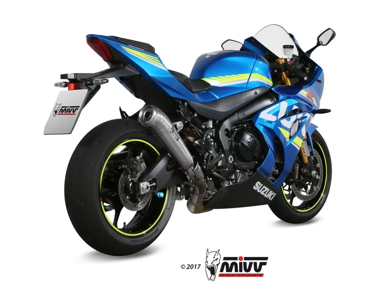 MIVV Ghibli Edelstahl Suzuki GSX-R 1000 ´17