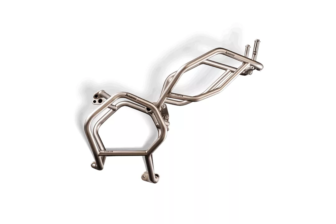 Akrapovic Oberer Schutzbügelsatz (Titanium)