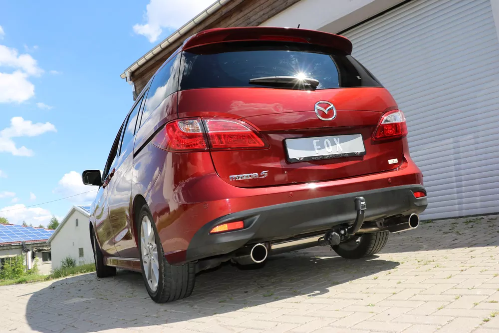 Mazda 5 - CW  Endschalldämpfer quer Ausgang rechts/links - 1x80 Typ 16 rechts/links