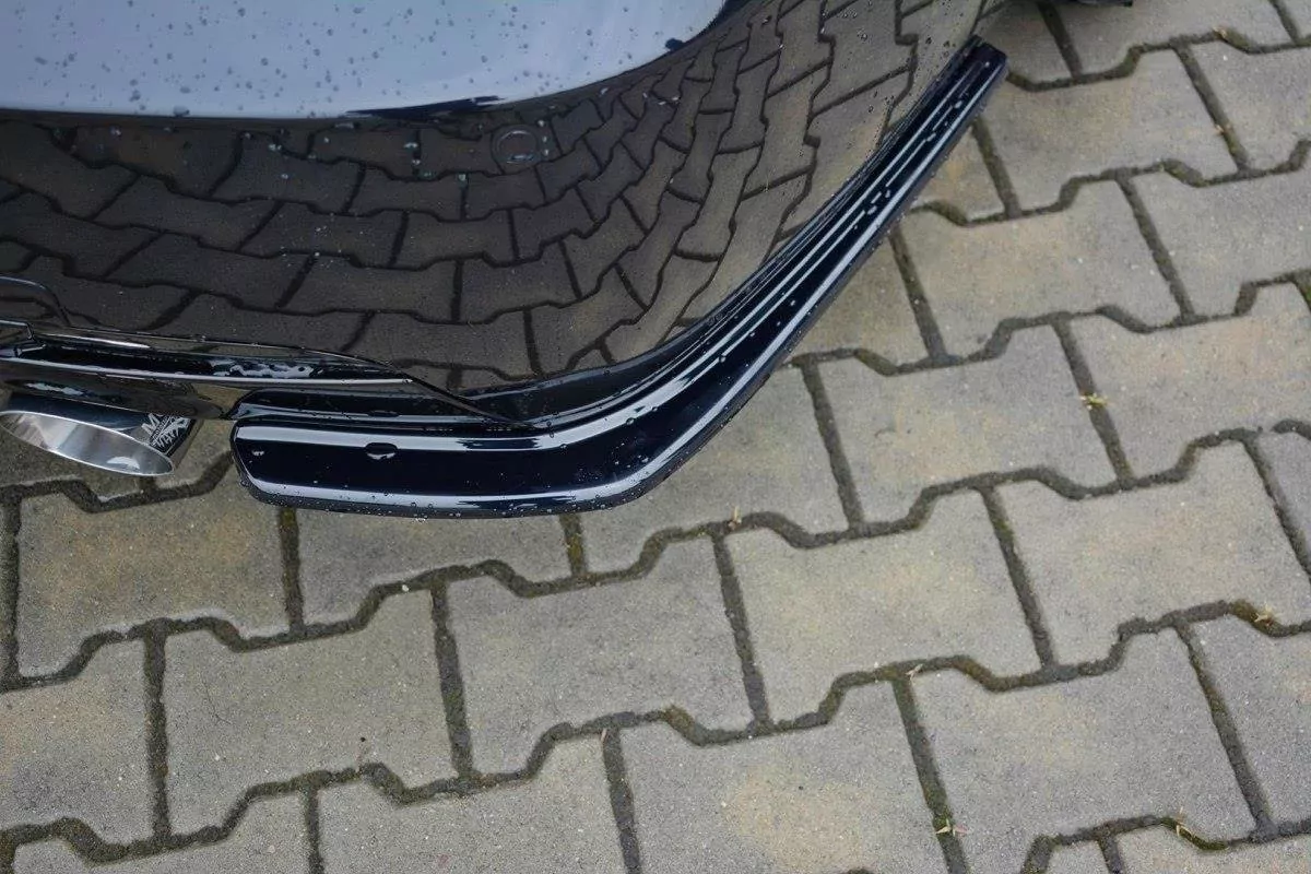 Heck Ansatz Flaps Diffusor Passend Für Diffusor Passend Für BMW 3er E92 M Paket FL Schwarz Hochglanz Schwarz Hochglanz