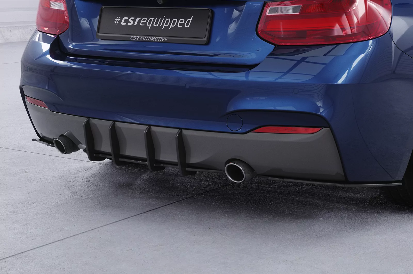 Racing Diffusor / Heckansatz für BMW 2er F22/F23 M-Paket HA371