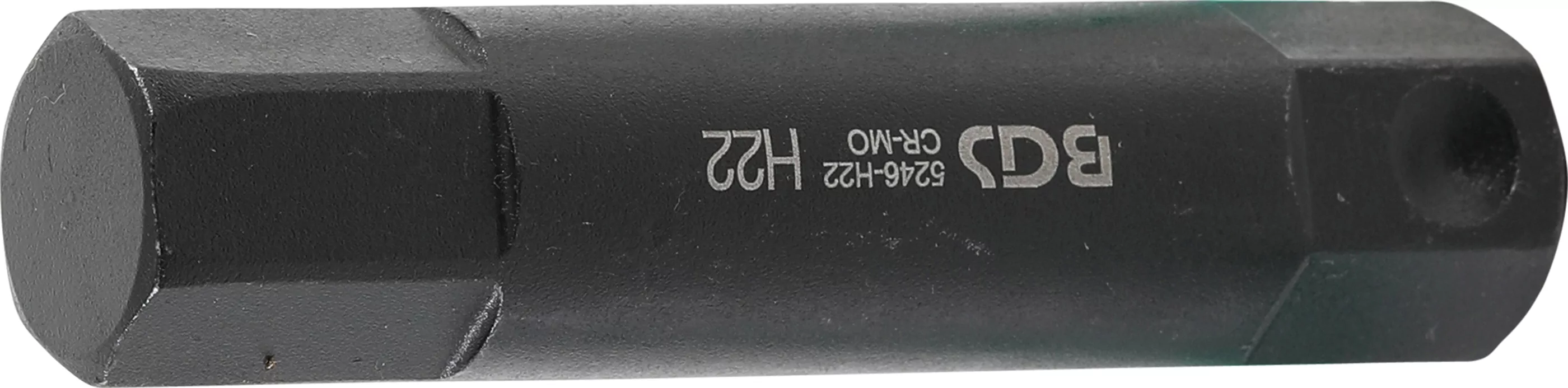 Bit | Länge 100 mm | Antrieb Außensechskant 22 mm | Innensechskant 22 mm