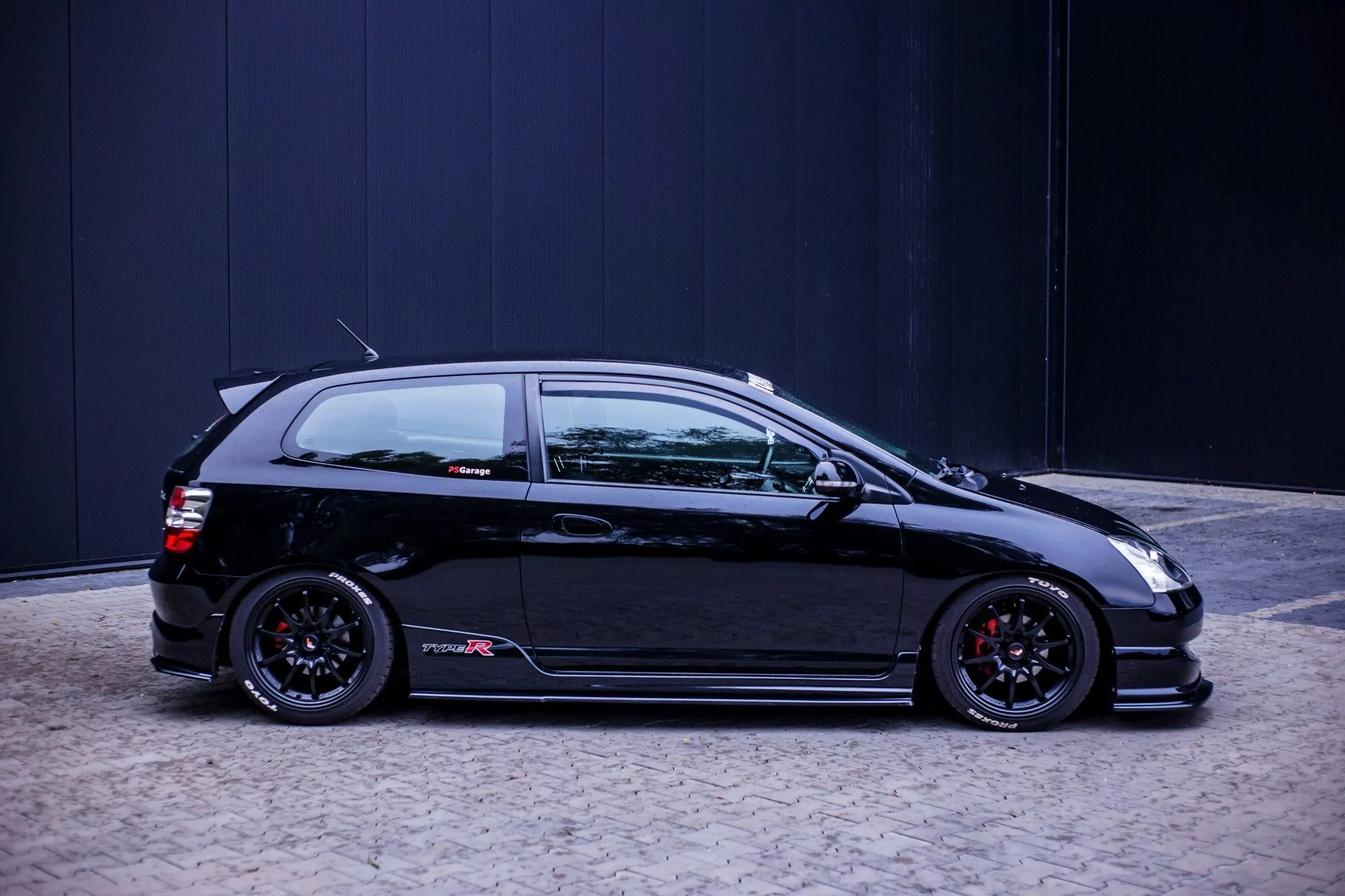 Seitenschweller Ansatz Passend Für Passend Für HONDA CIVIC EP3 (MK7) TYPE-R/S FL Schwarz Hochglanz Schwarz Hochglanz