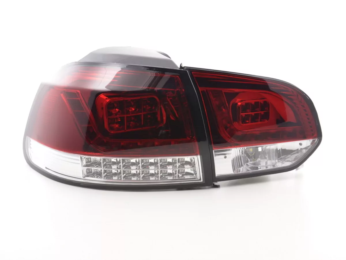 LED Rückleuchten Set VW Golf 6 Typ 1K Bj. 2008-2012 rot/klar mit Led Blinker für Rechtslenker