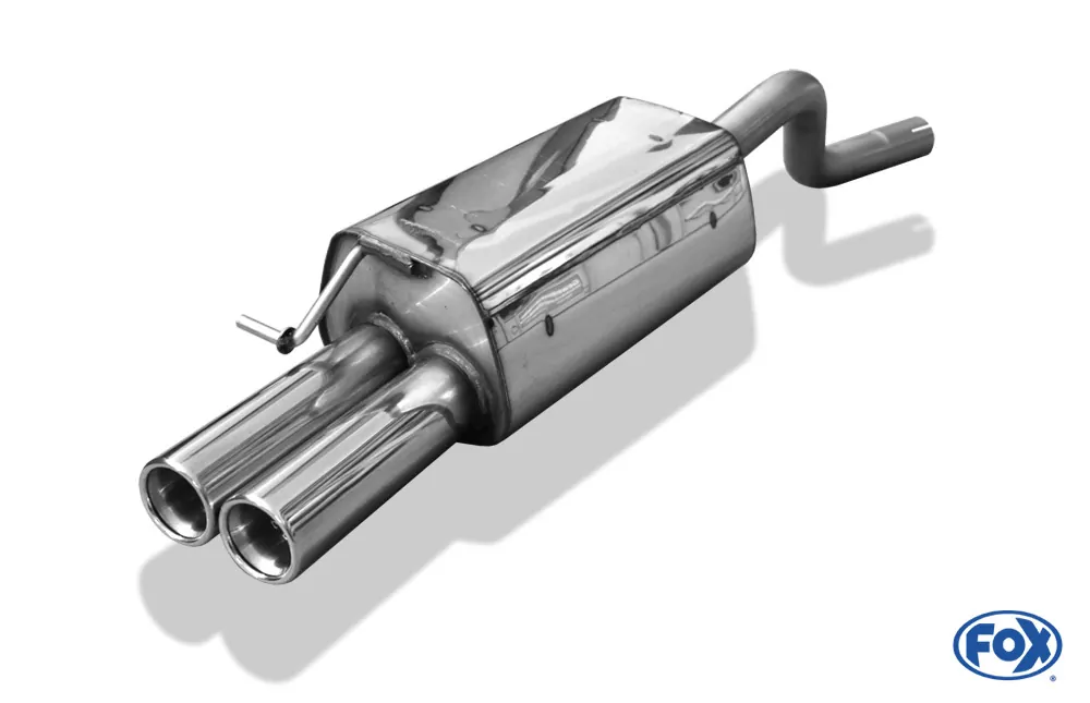 Renault Twingo CNO Turbo  Endschalldämpfer - 2x70 Typ 13