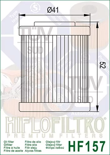 Hiflo Ölfilter Hf157