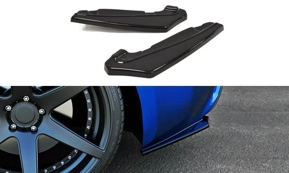 Heck Ansatz Flaps Diffusor Passend Für Diffusor Passend Für TOYOTA GT86 Schwarz Hochglanz Schwarz Hochglanz