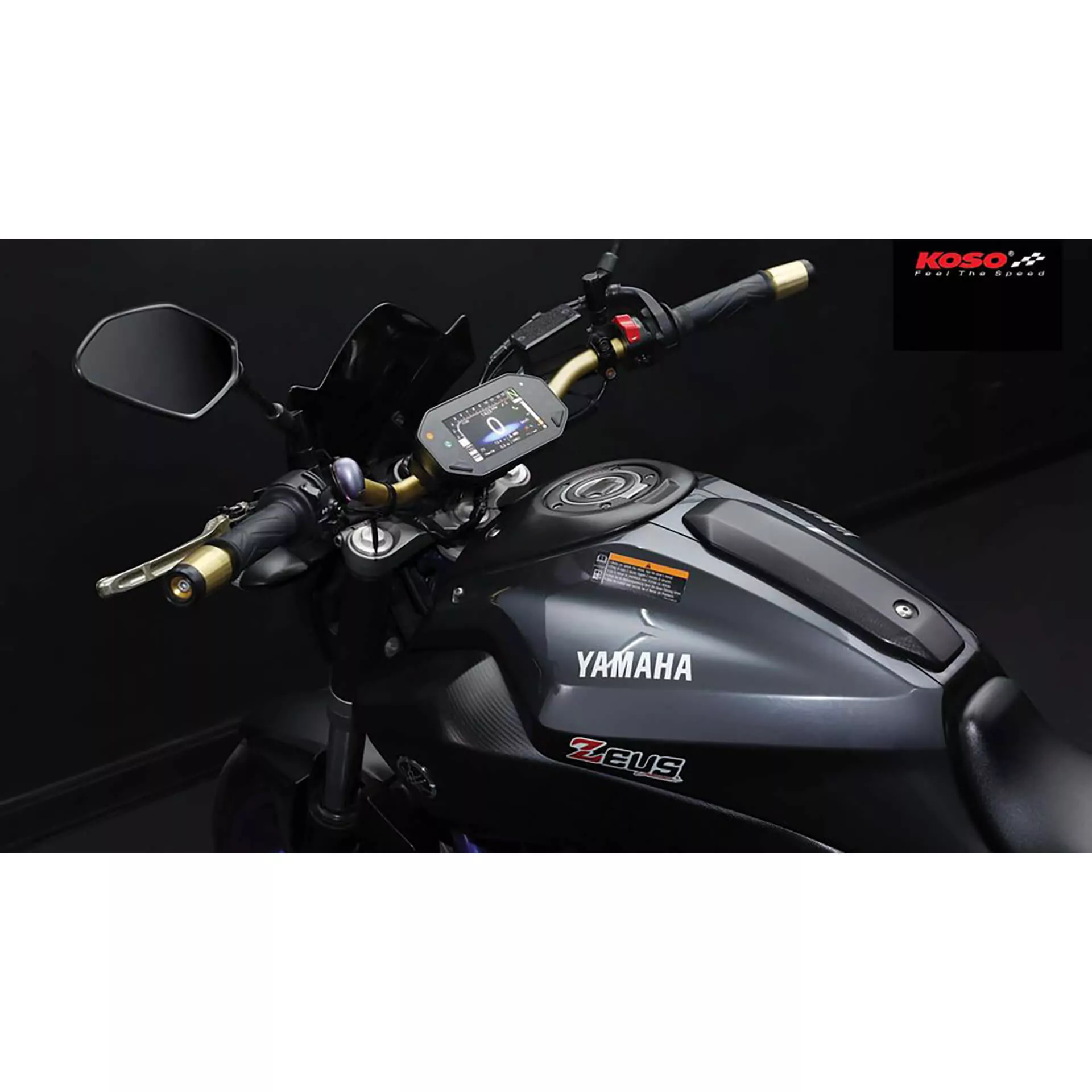 KOSO Digitales Multifunktions-Cockpit RX-4 für MT-07/09, XSR 700/900 mit ABE