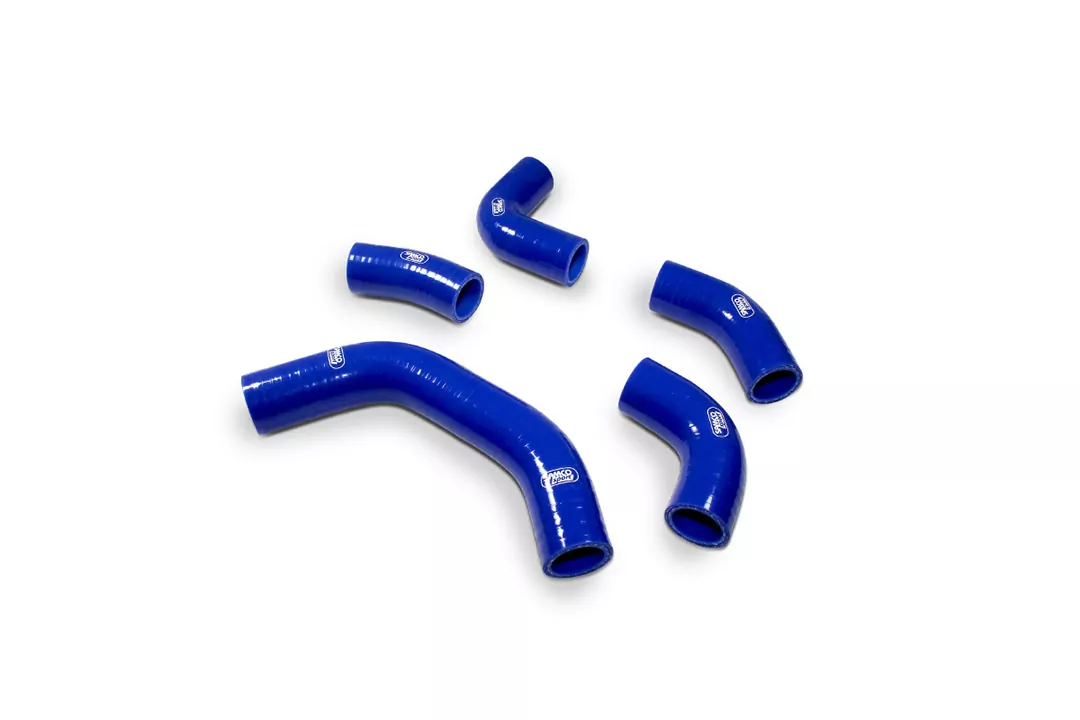SAMCO SPORT Siliconschlauch Kit OEM Design blau für Kawasaki ZX10R Ninja ZX10RR Ninja Modelljahr 2021-2023