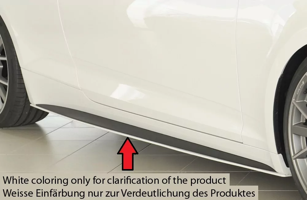 Rieger Seitenschwelleransatz für Audi A5 S5 (B9/F5) | Coupé 11.16-12.19 (bis Facelift) nur für S-Line-Schweller