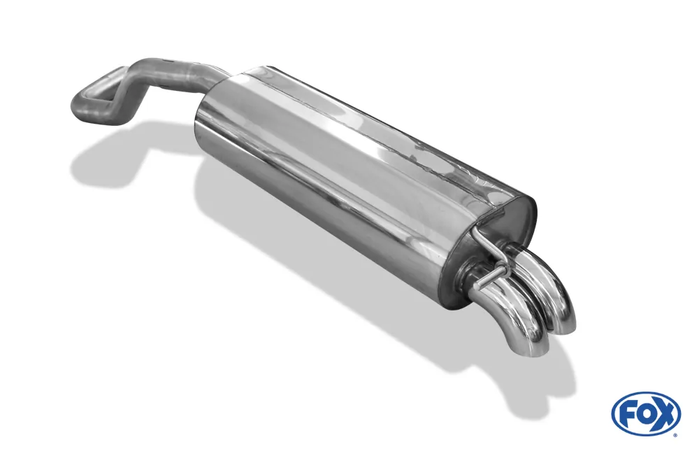 Skoda Rapid Spaceback Endschalldämpfer - 2x55 Typ 26