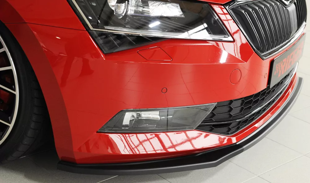 Rieger Spoilerschwert für Skoda Superb III (3T/3V) | Combi 03.15-10.18 (bis Facelift) für orig. Frontschürze