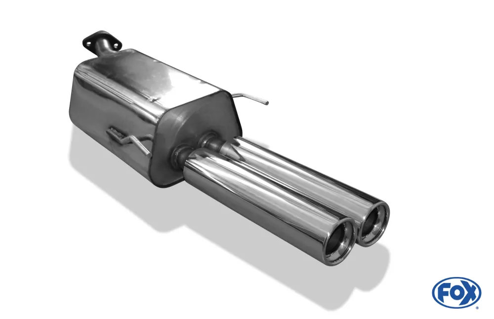 Opel Astra G Stufenheck  Endschalldämpfer Ø60mm - 2x80 Typ 13