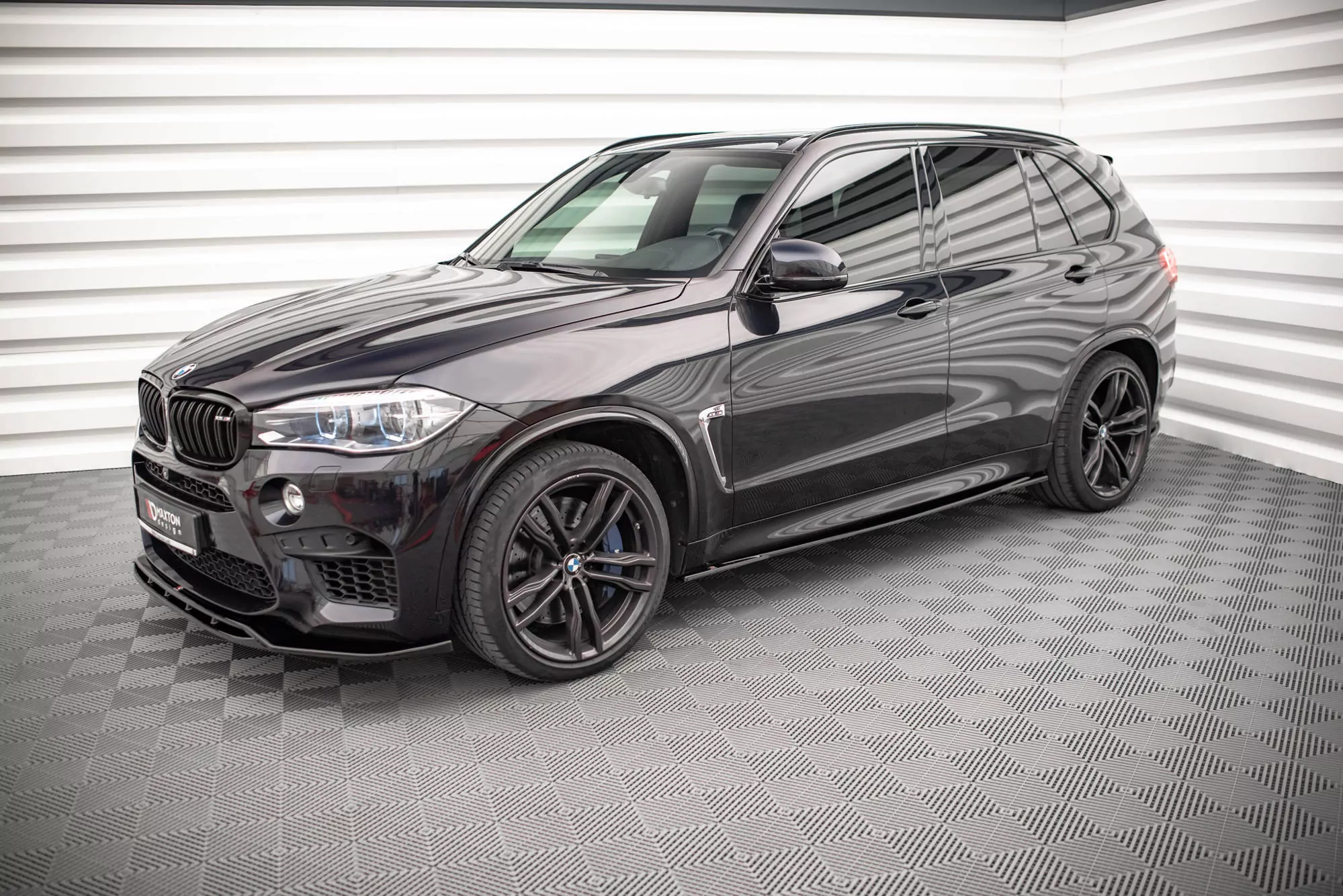 Seitenschweller Ansatz Für V.1 Für BMW X5 M F85 Schwarz Hochglanz