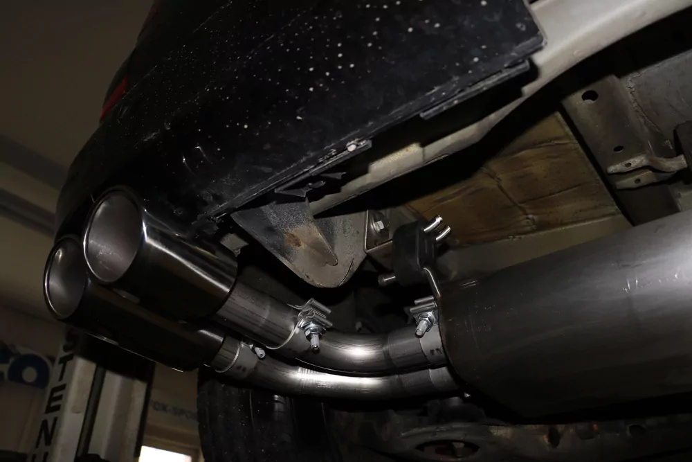 Mercedes Vito/ Viano - W639 Kompact  Endschalldämpfer quer Ausgang rechts/links inkl. Verbindungsrohr - 2x115x85 Typ 32 rechts/links