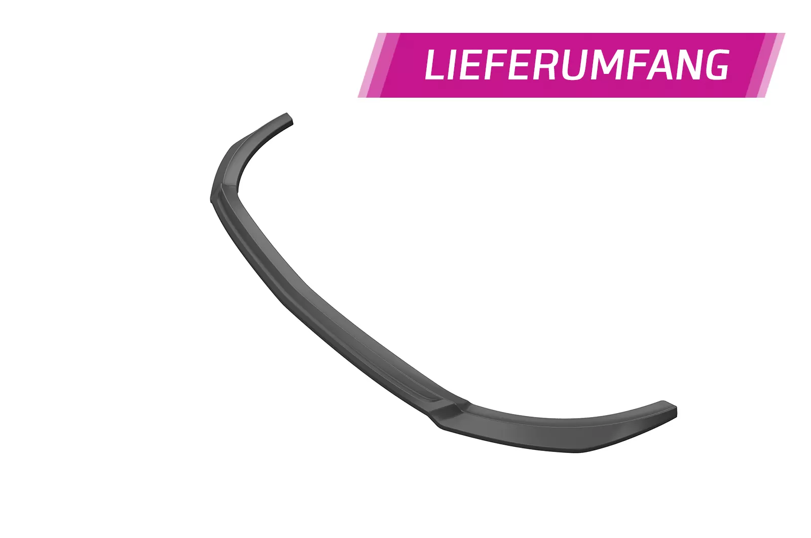 Cup-Spoilerlippe mit ABE für Mercedes Benz V-Klasse 447 AMG-Line CSL545 Schwarz Strukturiert