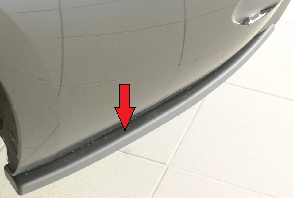 Rieger Heckschürzenansatz seitlich links matt schwarz für Seat Leon (KL) 5-tür. (ST/Sportstourer) 09.20-06.24 (bis Facelift)