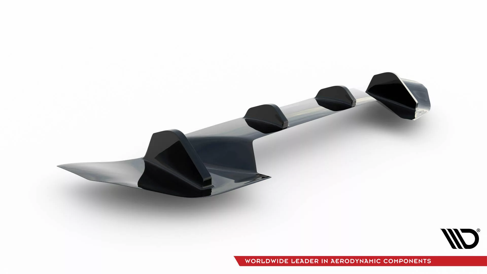 Diffusor Heck Ansatz Für Mercedes-AMG GT / GT S C190 Facelift Schwarz Hochglanz